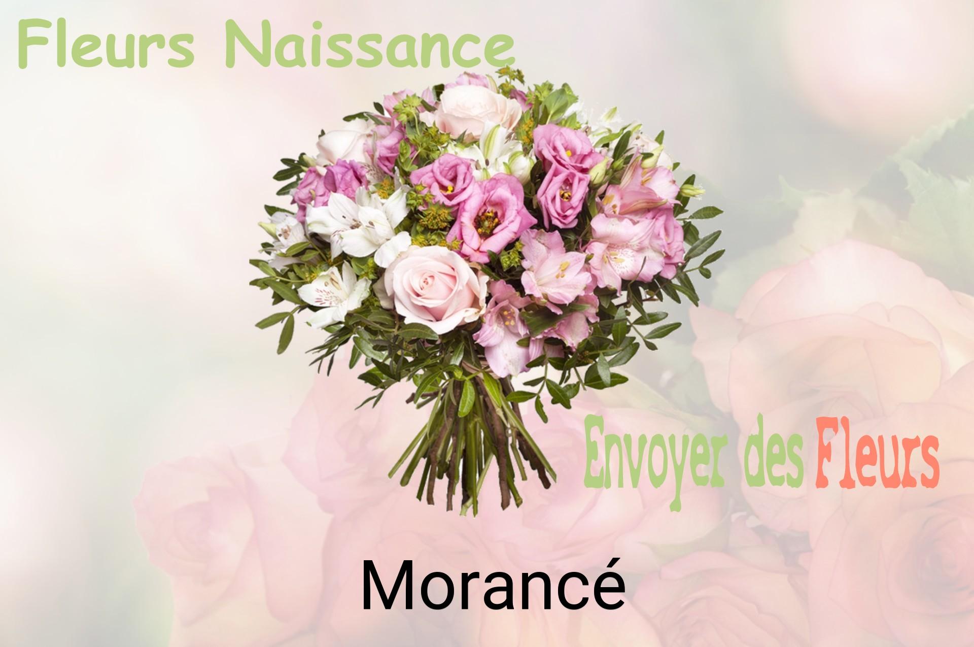 Bouquet de fleurs de naissance livré à Morancé